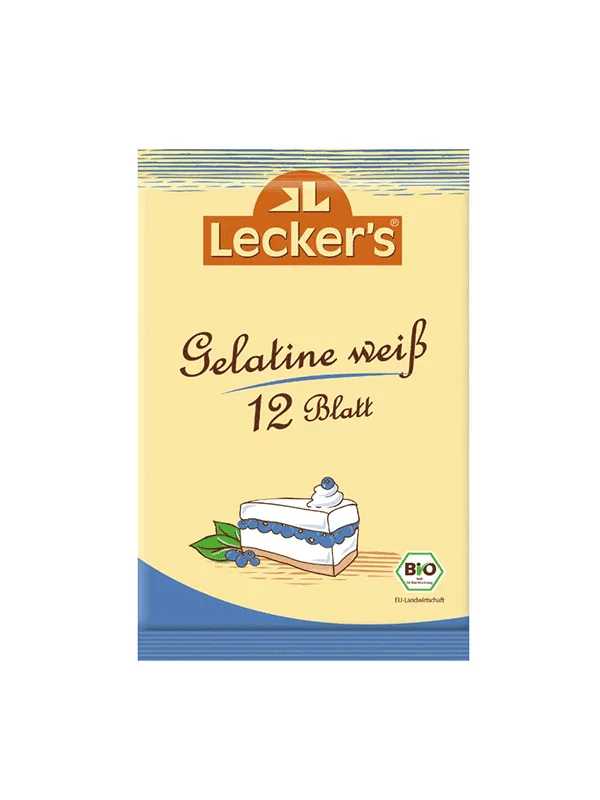 Lecker's Gelatine – Biologisch in einer 20g Packung