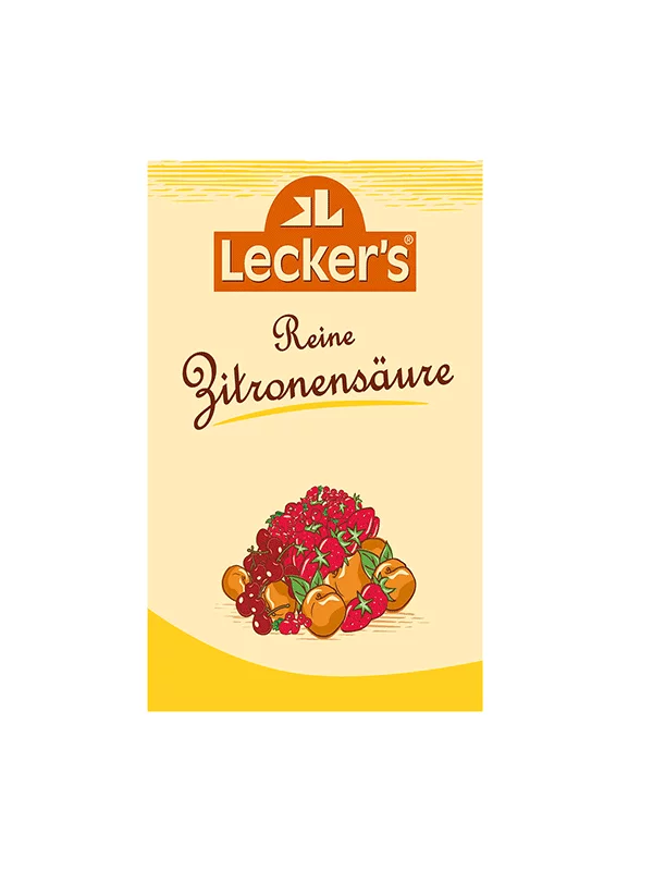 Lecker's Reine Zitronensäure mit 2x10g in der Packung