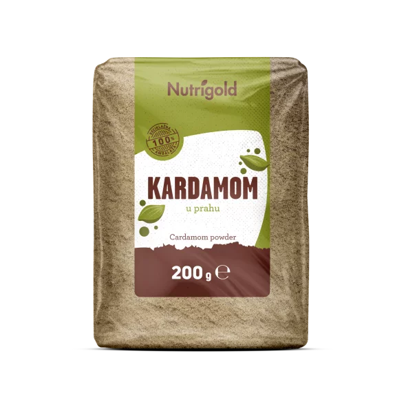 Nutrigold Kardamompulver - grün in einer 200 Gramm Packung