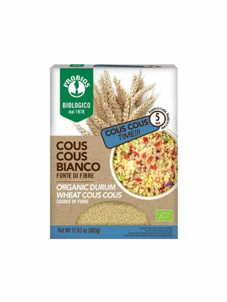 Couscous weiß aus Hartweizen - Biologisch 500g Probios