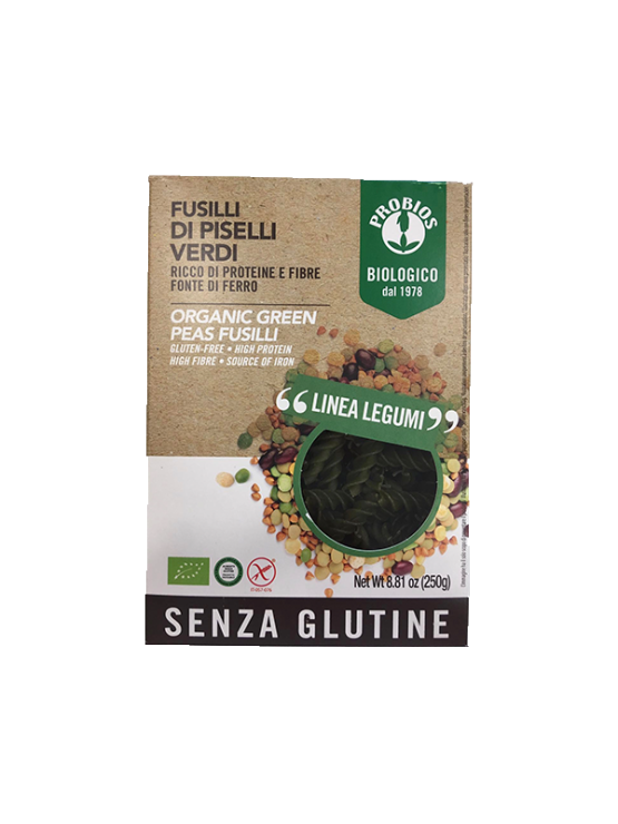 Probios Erbsennudeln - Fusilli Biologisch in einer 250g Verpackung