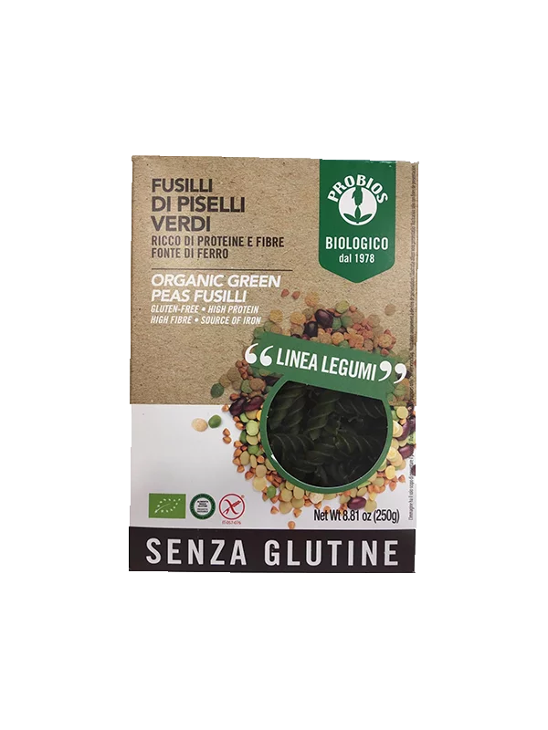 Probios Erbsennudeln - Fusilli Biologisch in einer 250g Verpackung