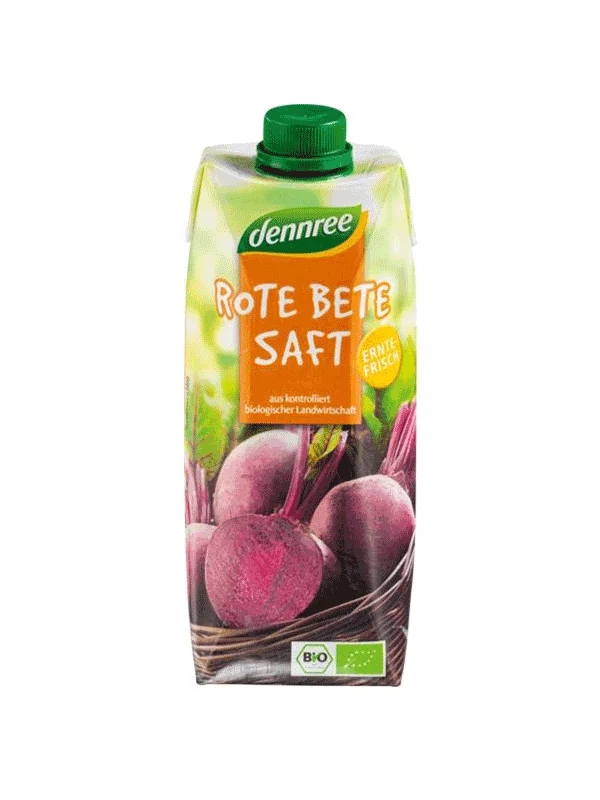 Rote Bette Saft – Biologisch 0,5l Dennree