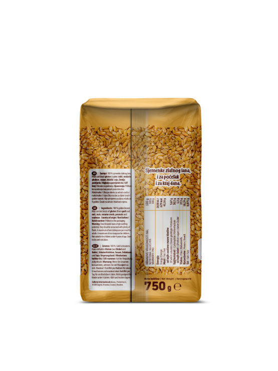 Nutrigold Goldene Leinsamen in einer 750g Packung