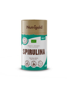 Nutrigold biologische Spirulina Tabletten in einer 250 Gramm Packung