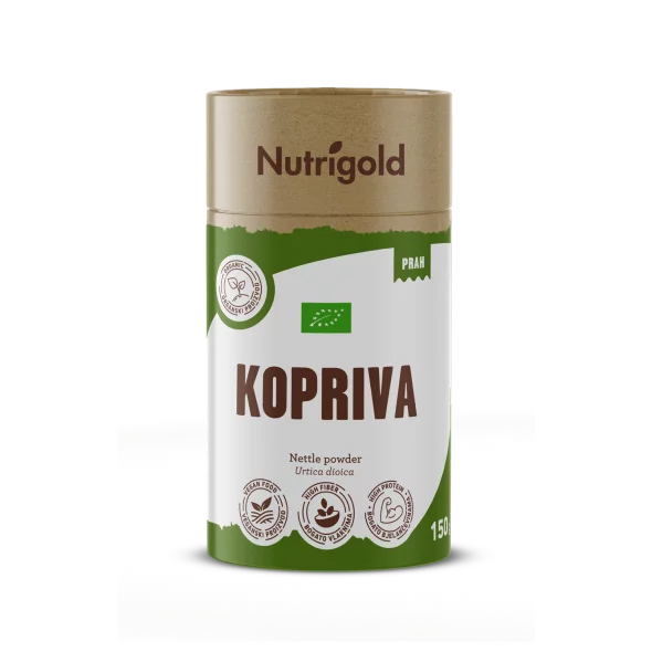 Nutrigold Brennnesselpulver - Biologisch in einer 150 Gramm Packung