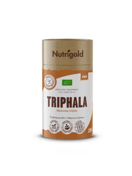 Nutrigold Triphala-Pulver – Biologisch in einer 200g Packung