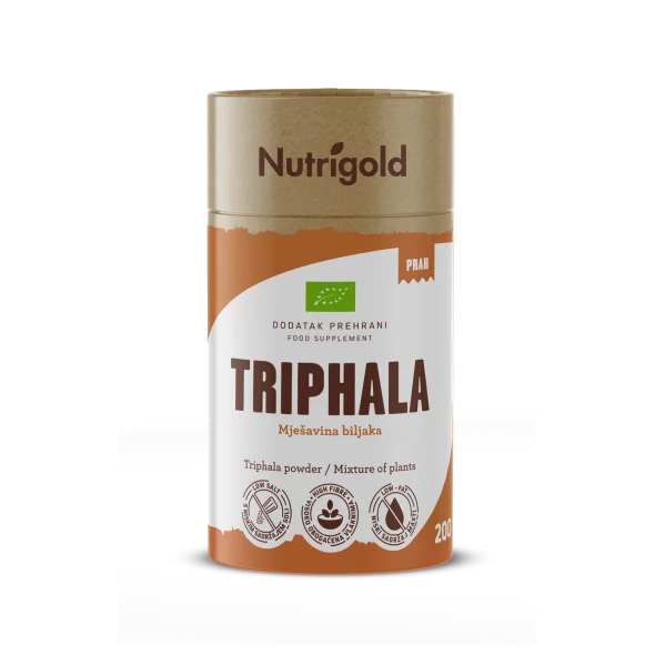 Nutrigold Triphala-Pulver – Biologisch in einer 200g Packung
