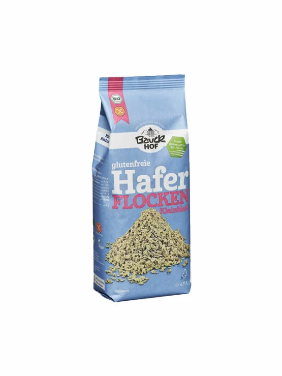 Bauck Mühle Haferflocken zart glutenfrei – Biologisch in einer 475g Packung