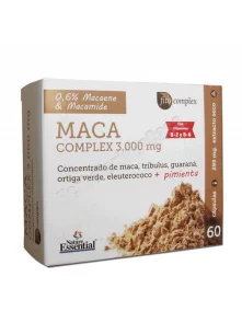 Nature Essential Maca-Komplex 3000mg mit 60 Kapseln in der Packung
