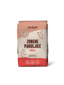 Nutrigold zarte Haferflocken in einer 750 Gramm Packung Vorderseite