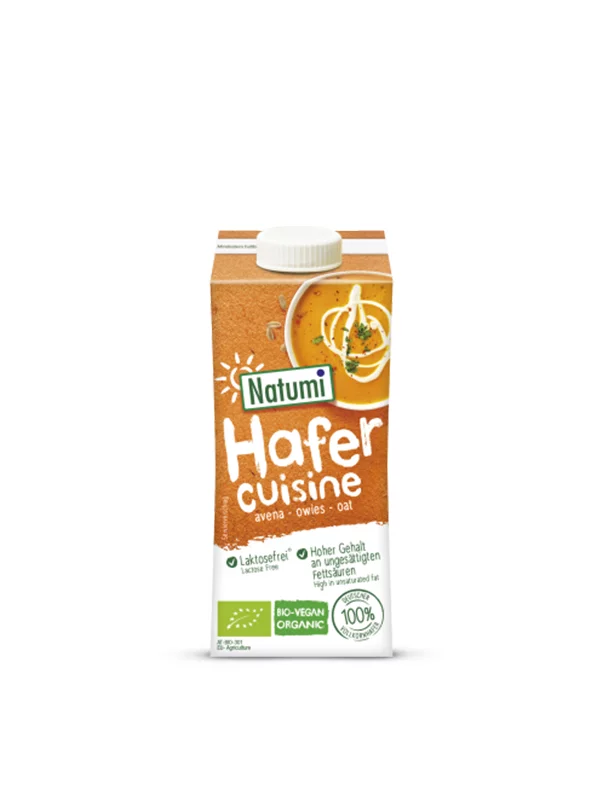 Natumi Hafer Cuisine – Biologisch in einer 200ml Packung