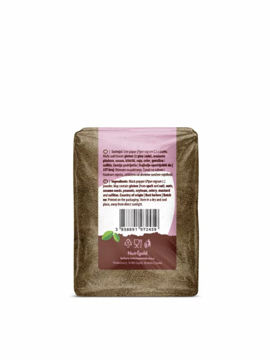 Nutrigold Schwarzes Pfefferpulver in einer 200 Gramm Packung