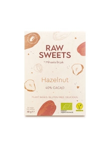 Rohkakaoriegel Haselnuss – 48g Biologisch Raw sweets by Mihaela