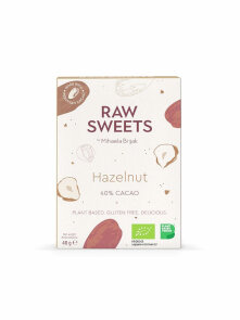 Rohkakaoriegel Haselnuss – 48g Biologisch Raw sweets by Mihaela