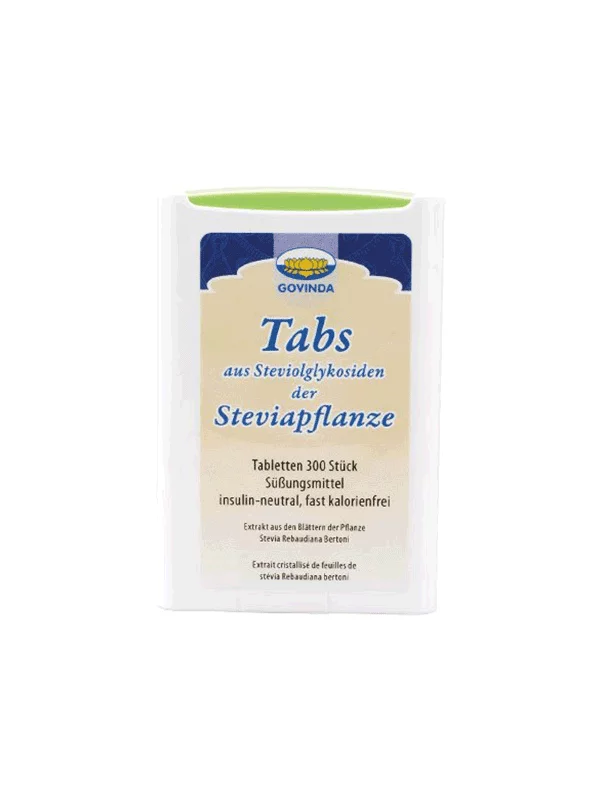 Govinda Stevia Tabs – 300 Stück in einer 18g Packung