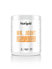 Nutrigold Mr. Joint - Getränk für die Gelenkgesundheit mit Vitaminen - Orange in einer 390 Gramm Packung