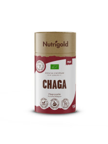 Nutrigold Chaga Pulver - Biologisch in einer 150 Gramm Packung