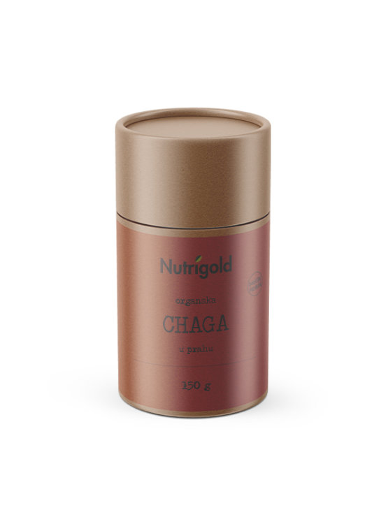 Nutrigold Chaga Pulver - Biologisch in einer 150 Gramm Packung