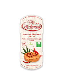 Kichererbsenaufstrich mit Chili und Hanf – Biologisch 100g Vegetariana