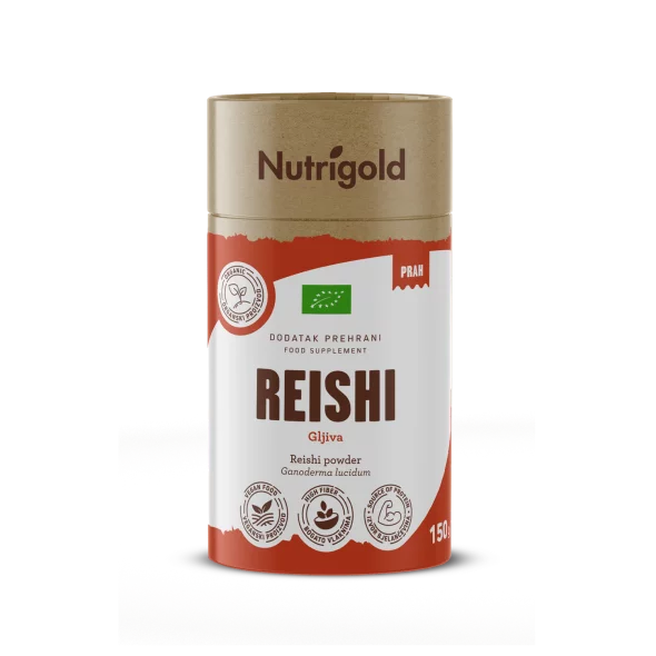 Nutrigold  Reishi-Pulver Biologisch in Kartonverpackung 150 g