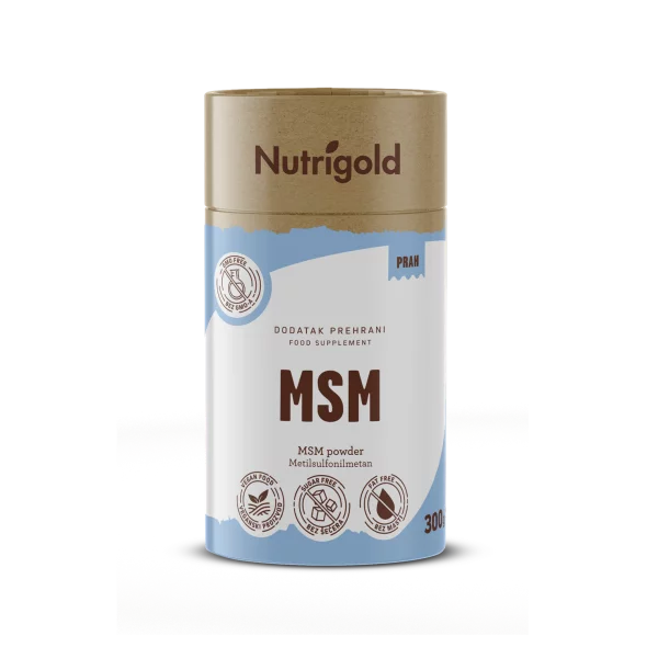 Nutrigold MSM Pulver in einer 300 Gramm Packung