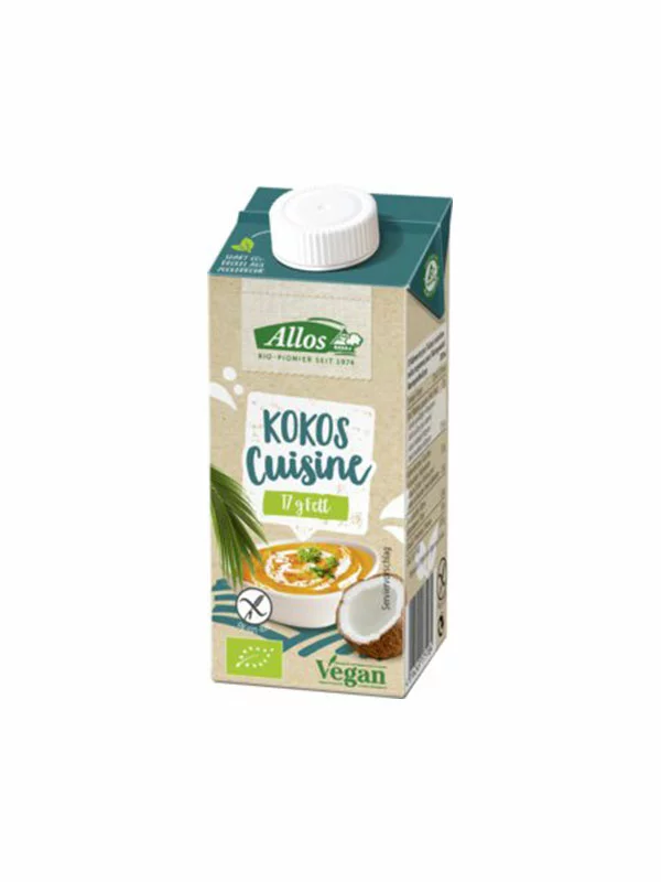 Allos Kokos Cuisine – Biologisch in einer 200ml Packung