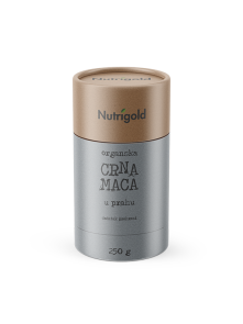 Nutrigold Schwarzes Maca Pulver Biologisch in einer 250 Gramm Packung