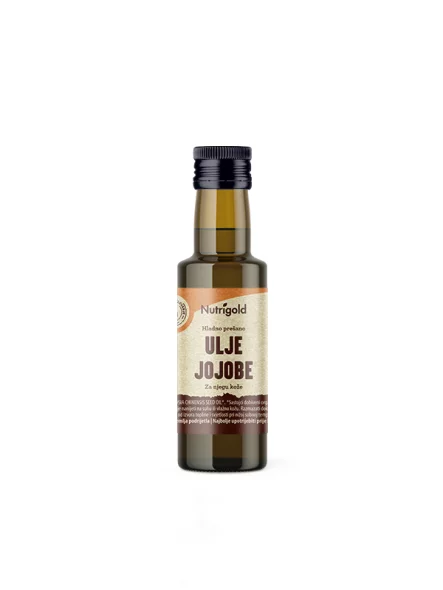 Nutrigold Jojobaöl kaltgepresst - Biologisch in einer 100ml Packung