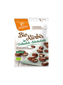 Kürbiskerne in Schokolade - Biologisch 50g Landgarten