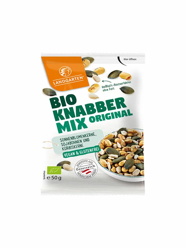 Landgarten Soja mit Samen Snack - Biologisch in einer 50g Verpackung