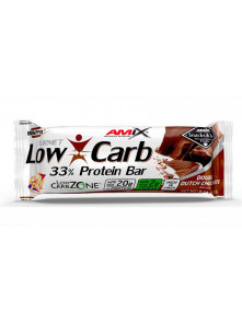 Low Carb 33% Proteinriegel – Double Chocolate 60g Amix