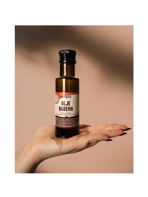 Nutrigold Mandelöl kaltgepresst – Biologisch in einer 100ml Packung