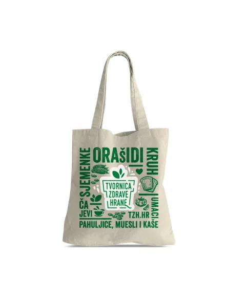 Bio-Fabrik Stoffbeutel - langer Griff