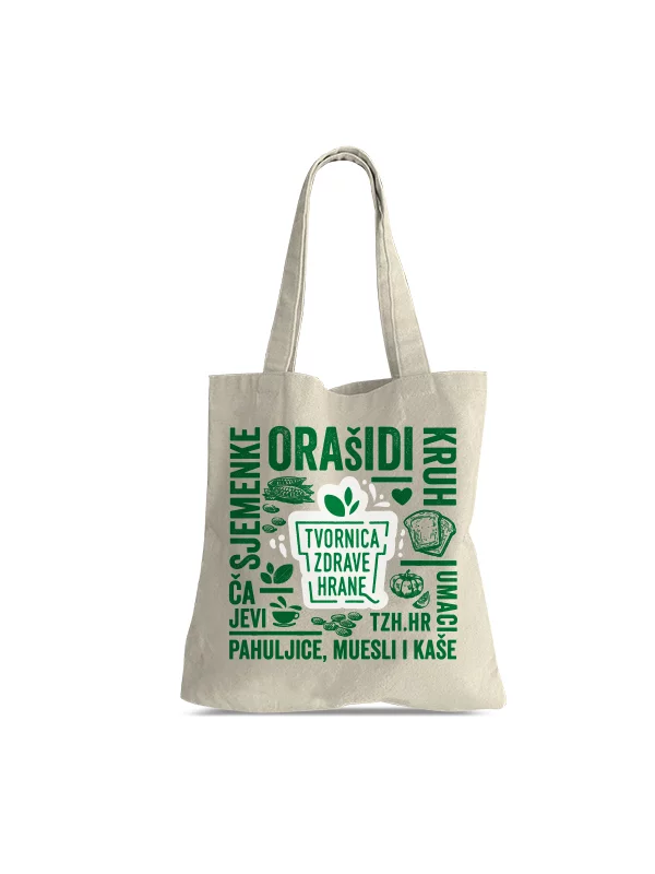 Bio-Fabrik Stoffbeutel - langer Griff