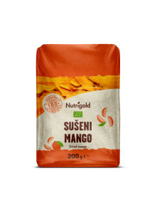 Nutrigold Getrocknete Mango – Biologisch in einer 200g Packung