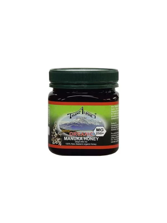 TranzAlpine Manukahonig MGO 250 in einer 250g Packung