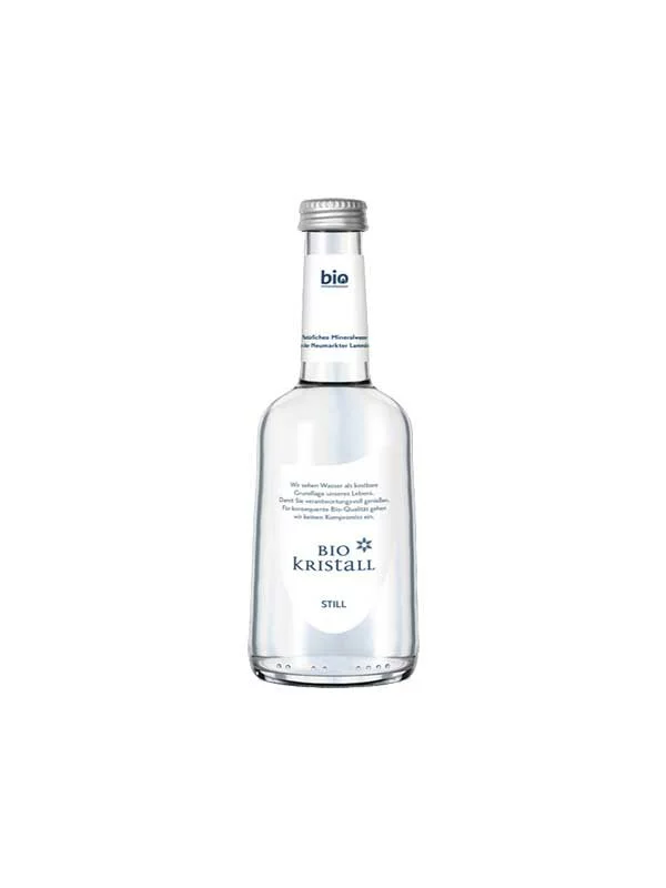 BioKristall Minerallwasser still – biologisch in einer 0.33L Verpackung