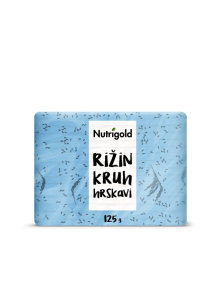 Nutrigold Reis-Knäckebrot – Ohne Zuckerzusatz in Veprackung von 125 g