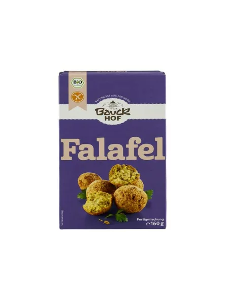 Bauck Mühle Falafel Fertigmischung Glutenfrei - Biologisch in einer 160g Packung
