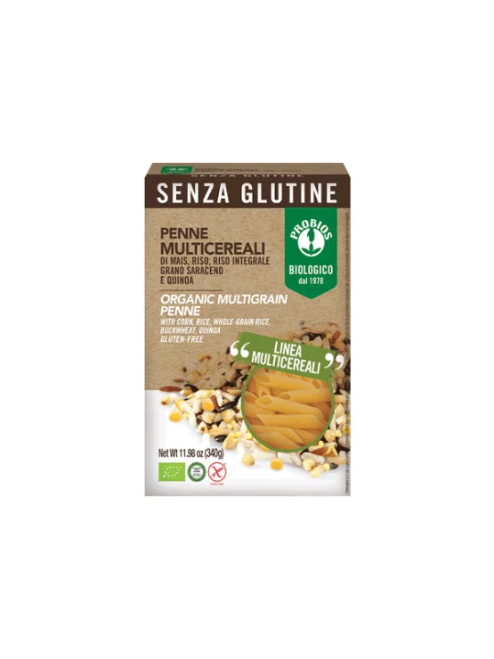 Probios Mehrkorn-Penne – glutenfreie Pasta in einer 340g Packung