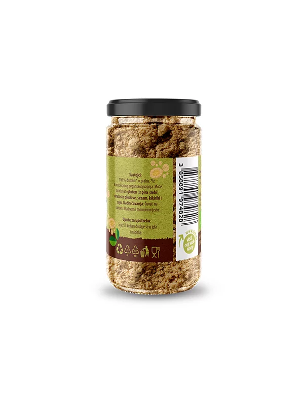 Ingwerpulver im Glas – Biologisch 30g Nutrigold