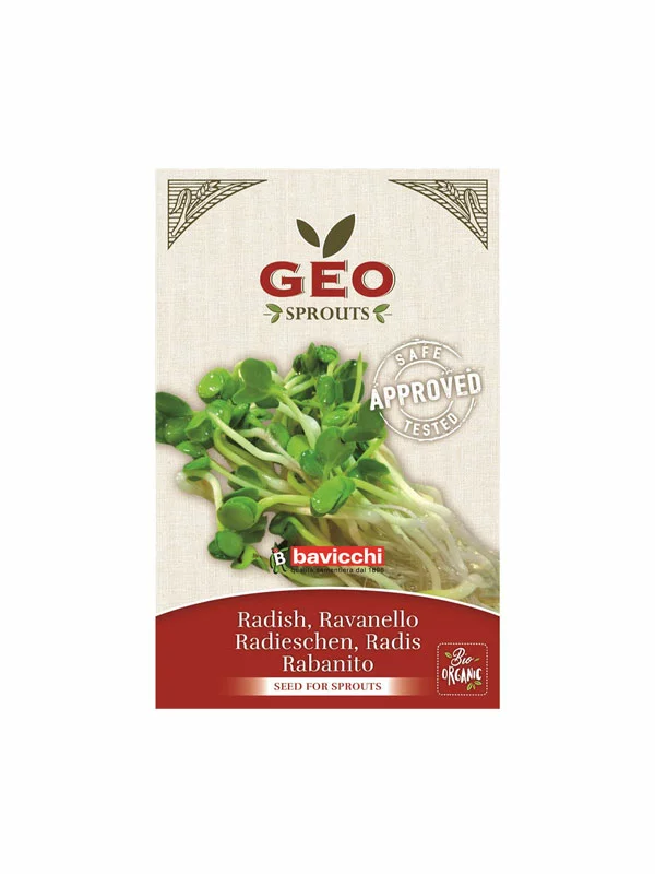 Geo Rettichsamen zum Keimen – Biologisch in einer 30g Packung