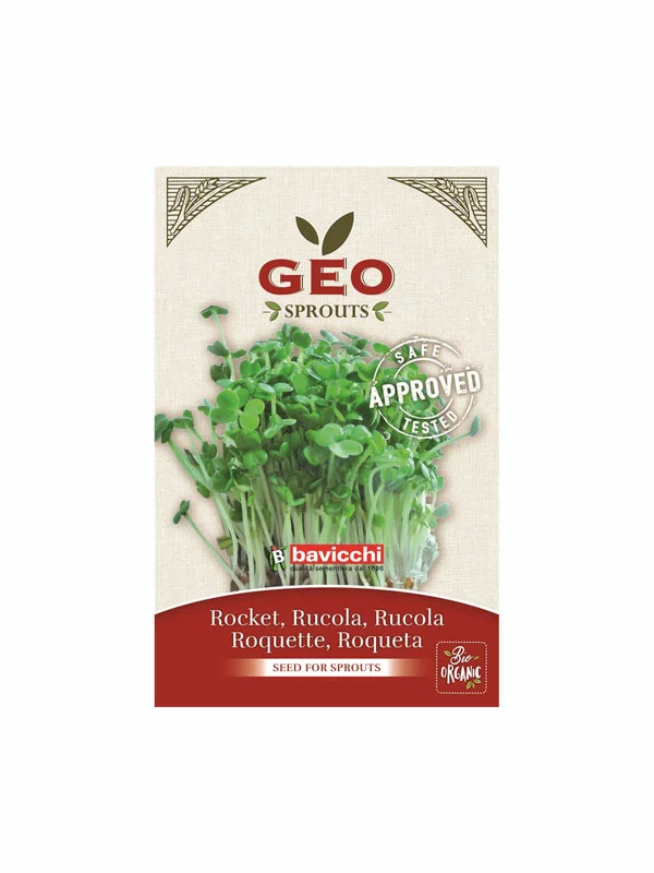Geo Rucolasamen zum Keimen – Biologisch in einer 30g Packung