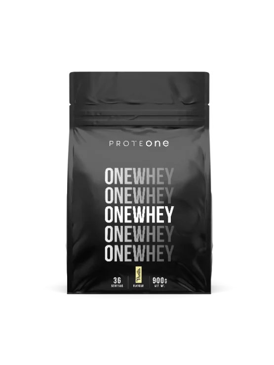 ProteONE ONEWHEY Protein in einer 900g Packung – Vanille geschmack