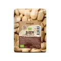 Nutrigold biologische blanchierte Mandeln in einer durchsichtigen 250g Packung