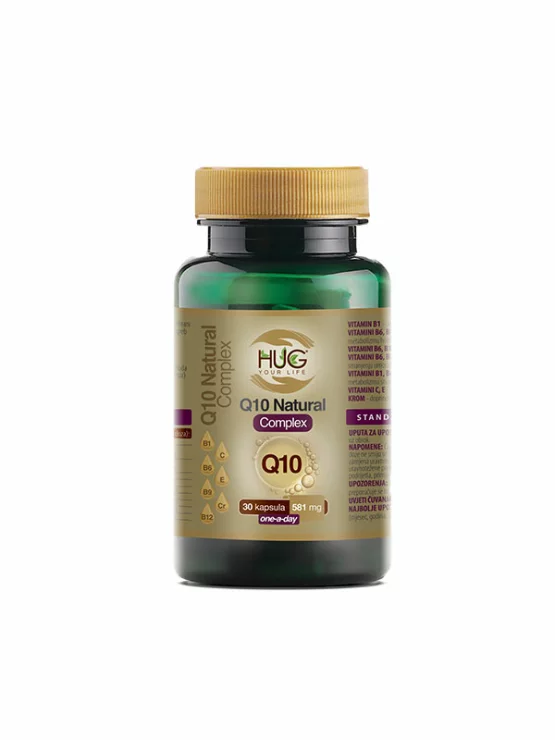 Hug your life Q10 Natural Complex Kapseln  30x581mg in Verpackungckung