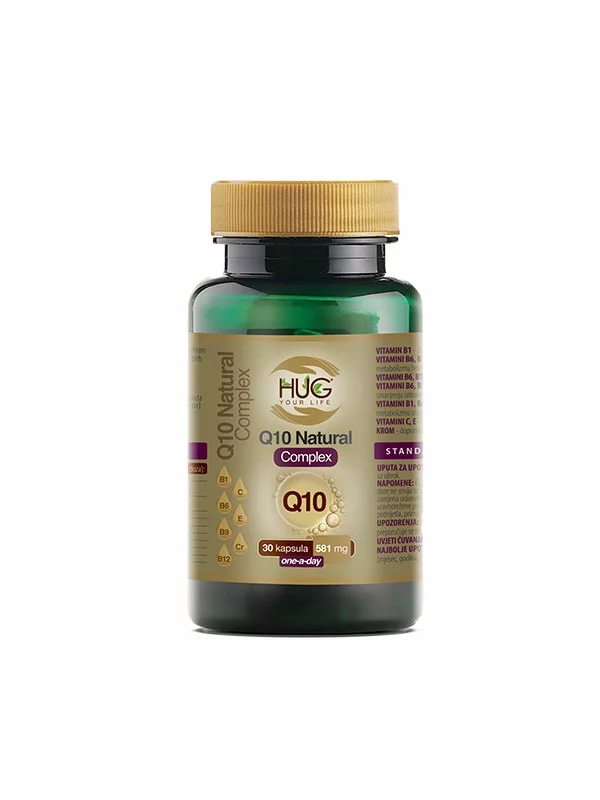 Hug your life Q10 Natural Complex Kapseln  30x581mg in Verpackungckung