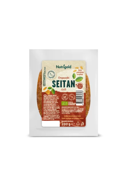 Nutrigold Seitan Grill biologisch in einer 200 Gramm Packung