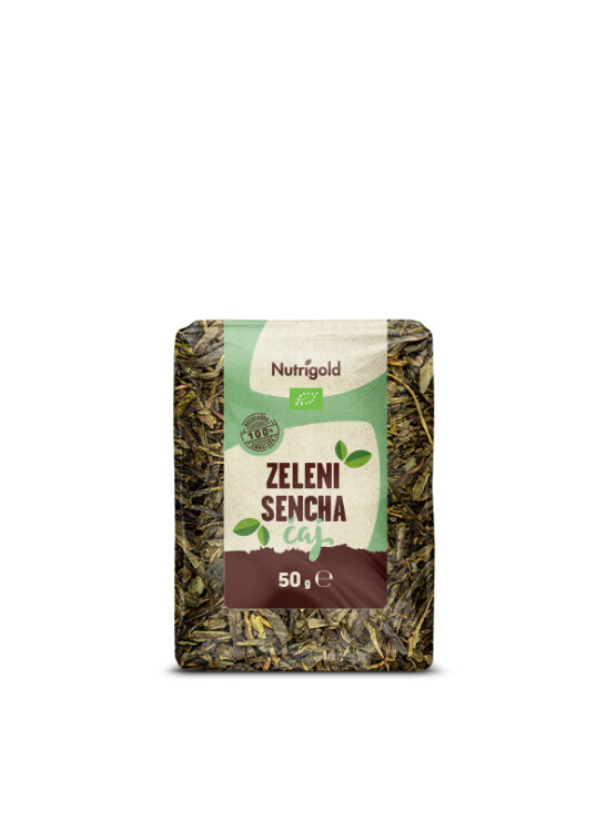 Nutrigold Grüner Tee Sencha - Biologisch in einer 50 Gramm Packung